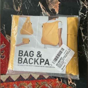 Notabag convertable tote/backpack, Yellow